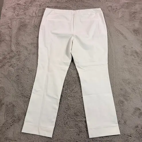 Lysse White XL Pull On Bootcut Leggings Women's Stretch Career Pants Minimalist