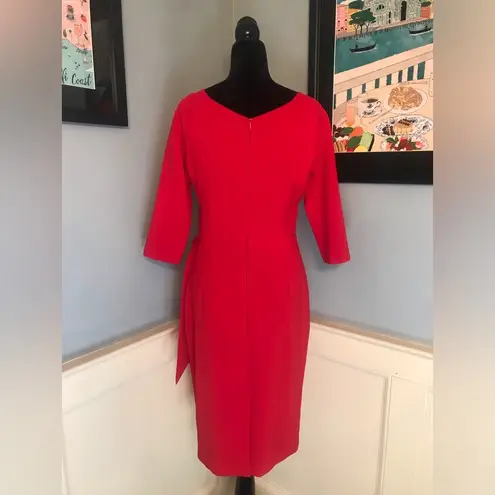 The Pretty Dress Company Red Hourglass Pencil Dress Sz UK12/US10