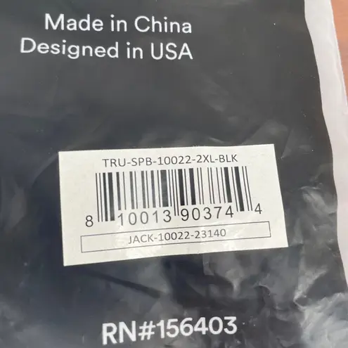 Truekind Daily Comfort Wirefree Shaper Bra Black 2XL Size 2X