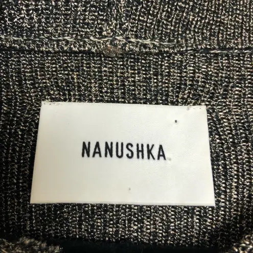 Nanushka Mog Knit Hoodie Sweatshirt Size M