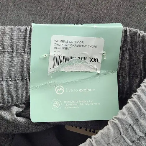 Gray Pull-on Shorts NWT Size XXL Magellan Gray Outdoor Casual Shorts