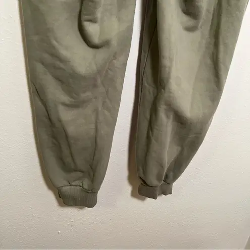 Aerie  Jogger Sweatpants Light Green Ribbed Side S