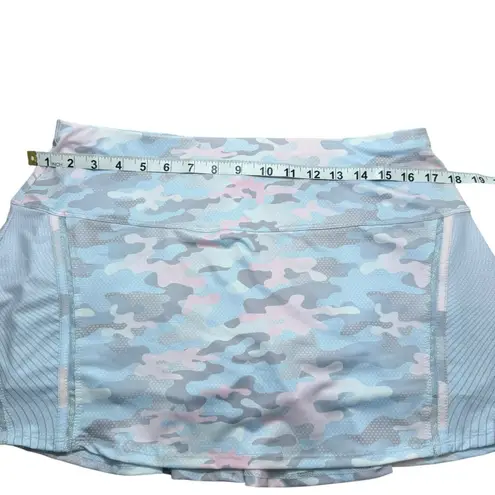 NWT Lucky in Love Skirt Women's Pink Blue Camo Athletic Skort Tennis Golf Large