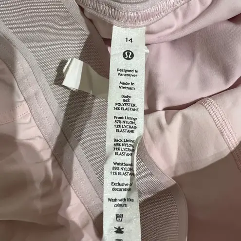 Lululemon  Strawberry Milkshake Court Rival Skirt Size 14 RARE W8ABUT