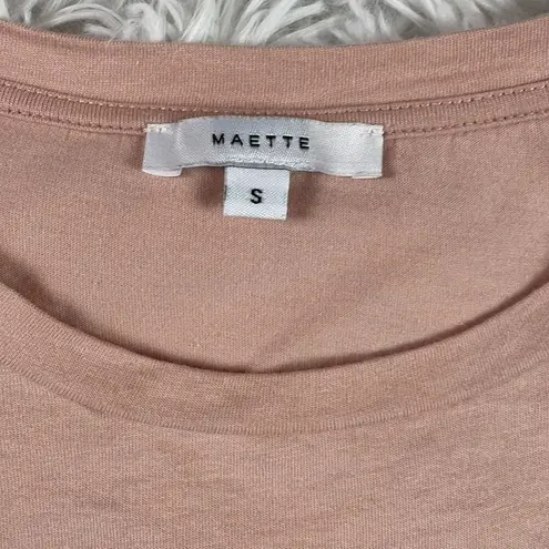 Stella & Dot MAETTE Blush Pink Lolo Top Bell Sleeve Size Small