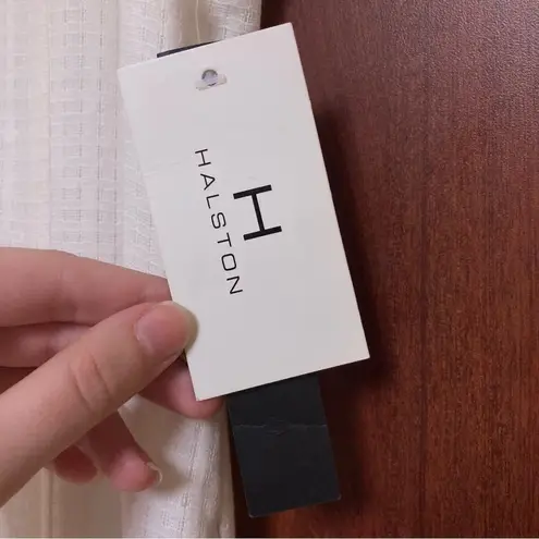 H by Halston NWT HALSTON Cold Shoulder Dress White Chalk Size 6