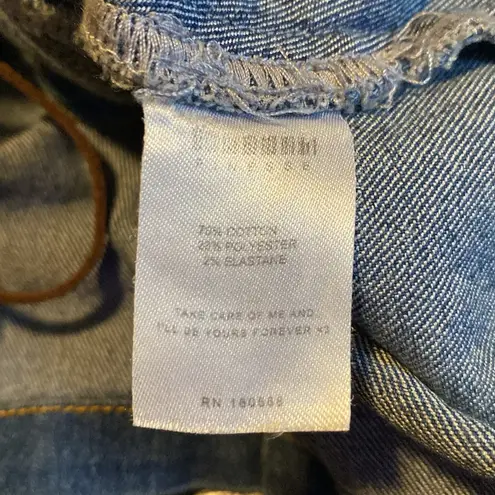 Finesse Lace up Denim Corset Bustier Cassidy Top Blue Size XS