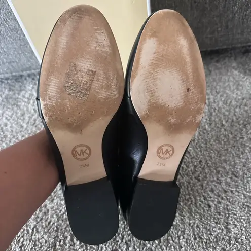 Michael Michael Kors Black Leather Shoes Size 7.5