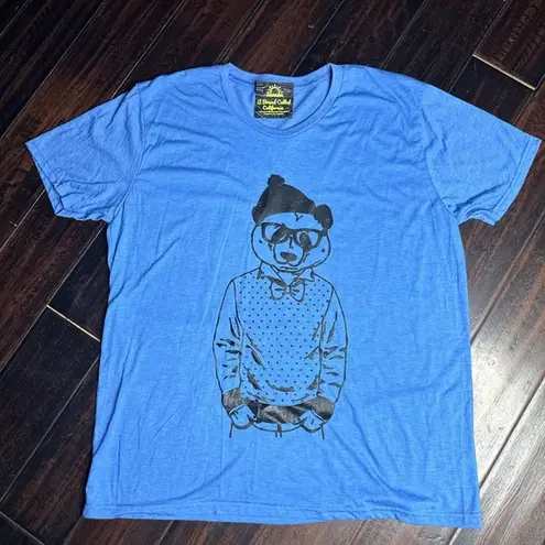 Los Angeles Apparel Crewneck unisex tee shirt bear design casual modern summer loungewear