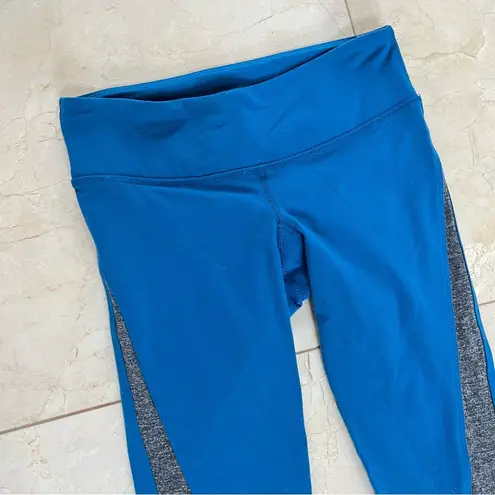 Pure Barre  Like New Blue and Gray Leggings Sz Small