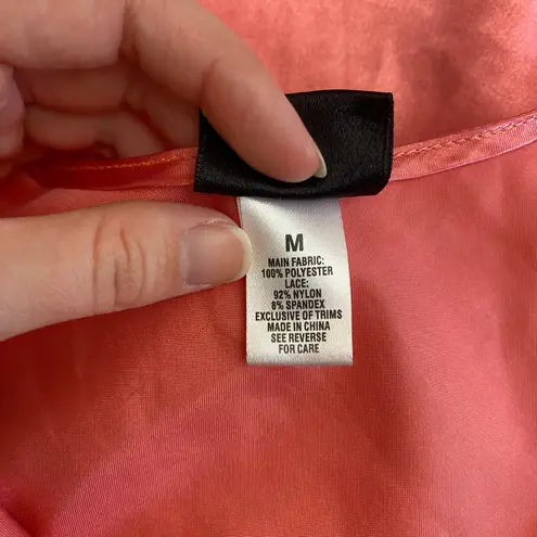 Frederick's of Hollywood Y2K Frederick’s of Hollywood Lace Halter Chemise Pink Slip Dress Lingerie M