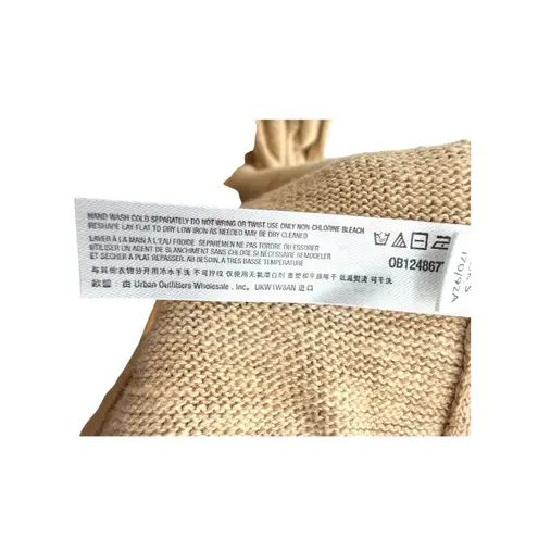 FP Beach Free People Beach Slub Knit Long Cardigan Sweater Open Front Belted Boho Tie S - Image 8