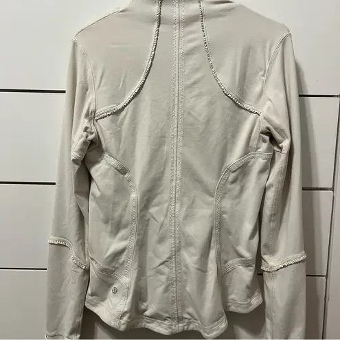 Lululemon  White Zip Up Jacket