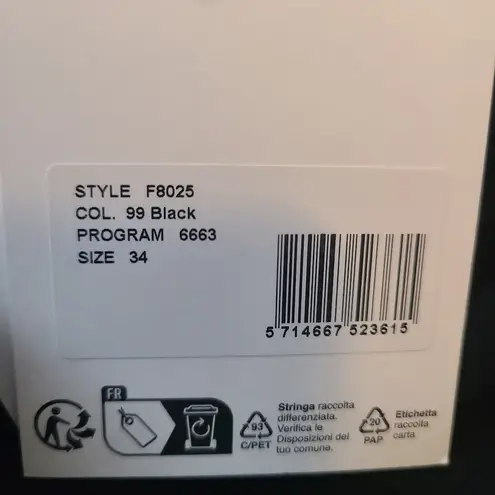 Ganni Stretch Jacquard Puff Sleeves Mini Dress Black Size 34 XS