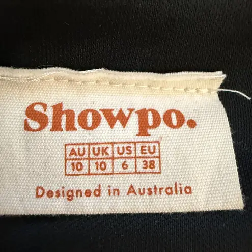 Showpo. Coming For You Mesh Midi Dress Women's 6 Black Formal Cocktail Party