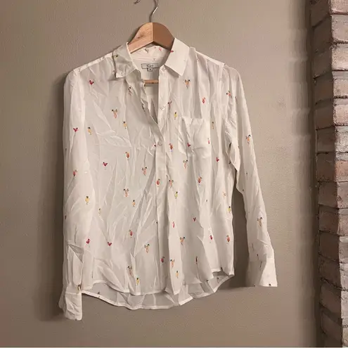 Rails Kate Silk Cocktail Blouse