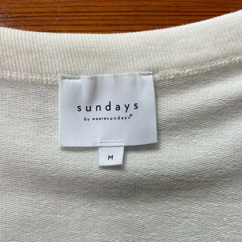 Sundays WeAreSundays Anthropology Mallory White Smocked Waist Tank DressSz M