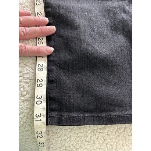 Madewell  Stovepipe Jeans High-Rise Stretch in Black Rinse Size 31T