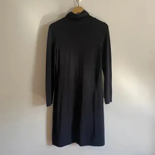 Lands' End  Merino Wool Turtleneck Sweater Dress