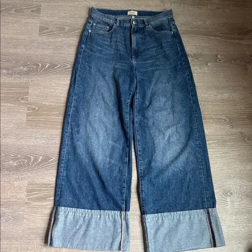 DL1961 Hepburn Wide Leg High Rise Jeans in Middleton