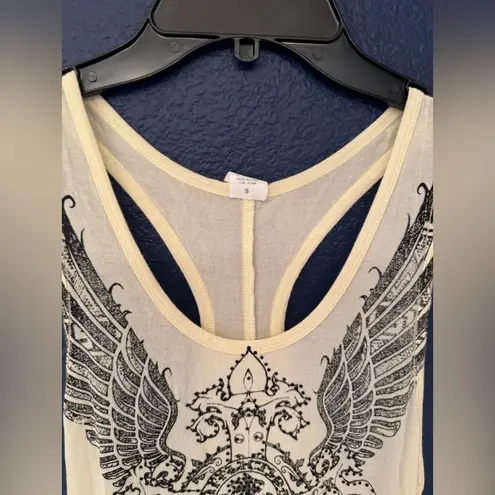 Affliction Monolith Tank Top Women’s Cream Size Small