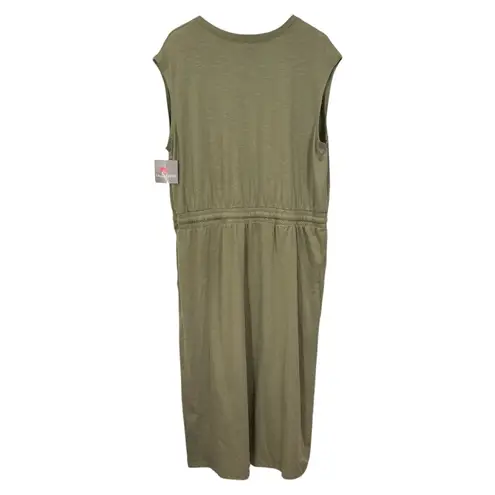 Falls Creek Sage Green Midi Cap Sleeveless Casual Dress Women's Size 2X NWT