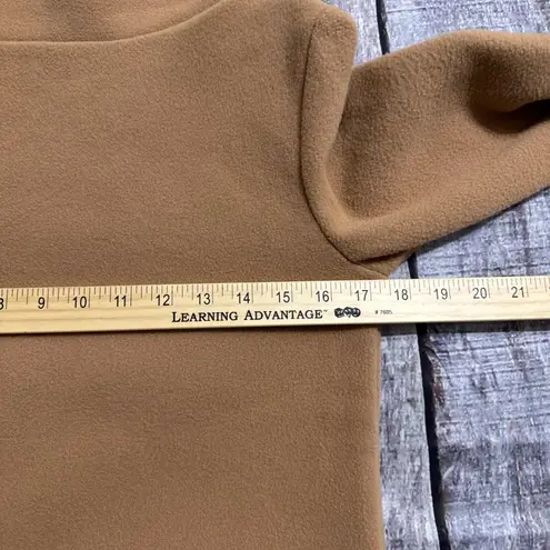 Dudley Stephens Park Slope Turtleneck Fleece Tan Size XS