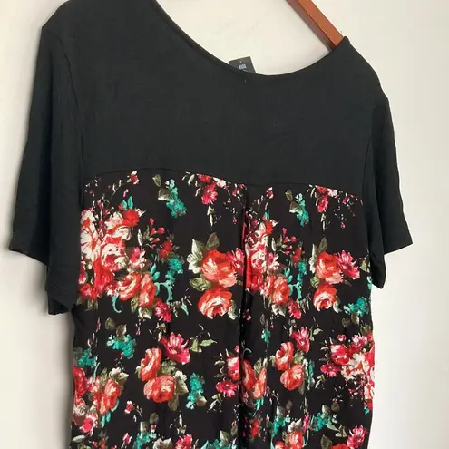 Agnes & Dora |Round Neck Short Sleeve Hi Lo Day Dreamer Tunic size L