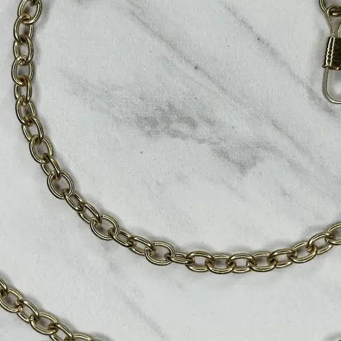 Skinny Gold Tone Chain Link Purse Handbag Replacement Strap ✨