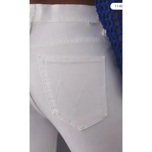 MOTHER The Insider Crop Step Fray in Fairest Of Them All Size 31 White