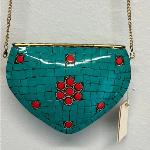 Antik Kraft  | Metal Mosaic Purse with Crossbody Strap ✨