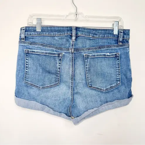 PacSun  Distressed Super Stretch Shortie Jean Shorts!