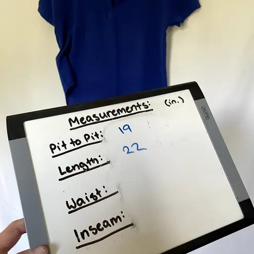 Royal blue short sleeved t