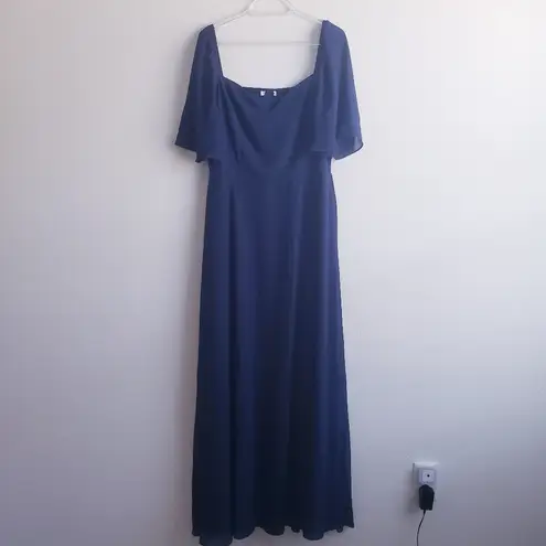 Baltic Born Sierra Sweetheart Blue Maxi Dress New Without Tags