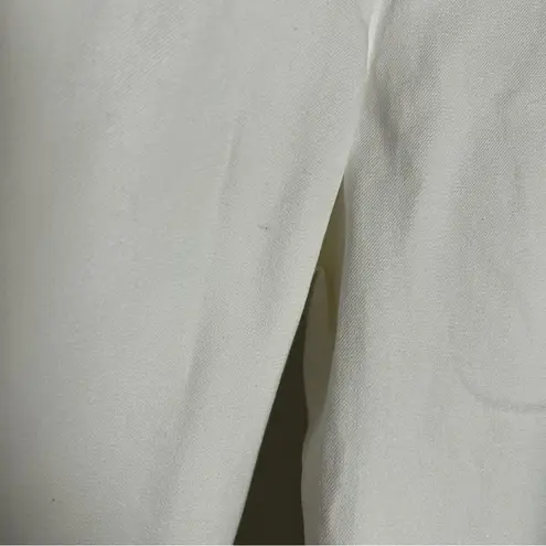 Pearl by Lela Rose White Trouser Business Work Wear Career Pants Size 6