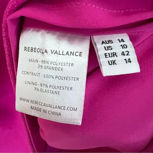 Rebecca Vallance Cupid's Bow mini dress Pink Size 10