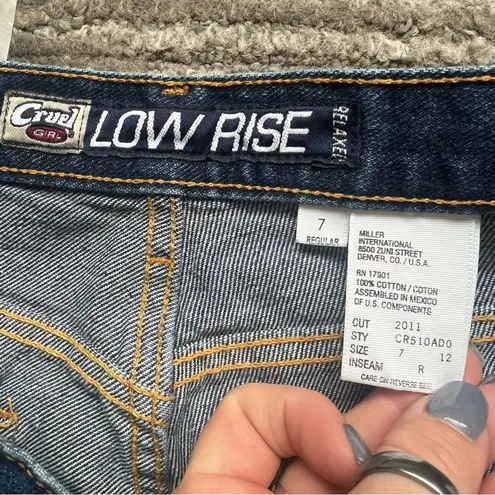 Cruel Girl Y2K Size 7R low rise relaxed fit boot cut jeans NWT