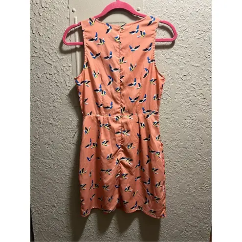 Pink Owl Apparel Multicolored Dress Woman’s Size Small-Flaws-Snags-No Belt