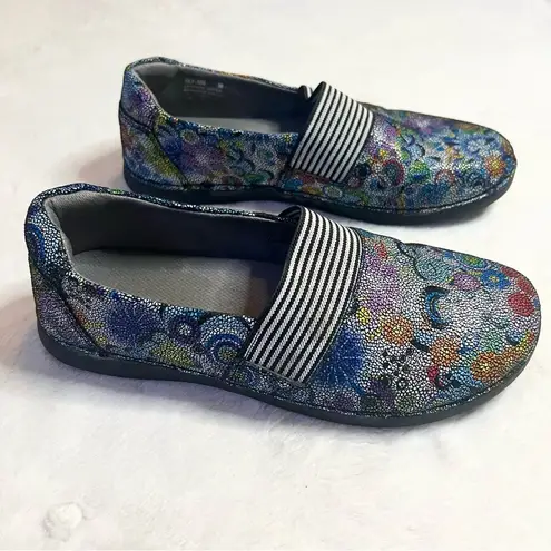 Alegria Glee Hippie Chic Dottie Colorful Women's Slip-On Shoes Size 38 US 7.5-8