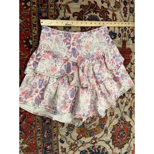 Driftwood Womens Ruffle Skirt - Sweet Romeo White Size Medium