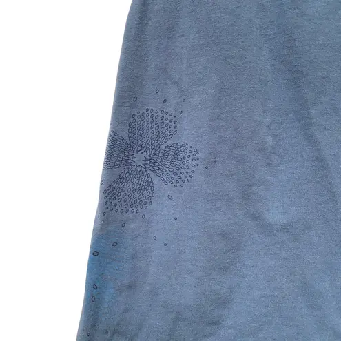 Lole Large Blue Certified Organic Cotton Dress Outdoor Country Tenniscore FLAWED