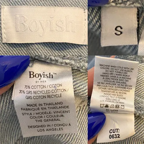 Boyish Vincent Denim Puff Sleeve Jumpsuit