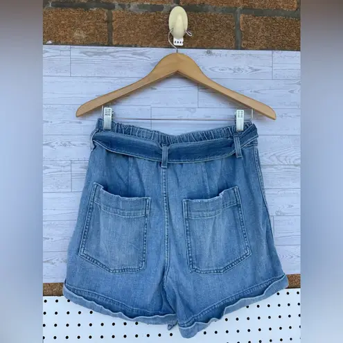 AMO Shorts Blue Finder Keepers Paperbag Denim Women size 27