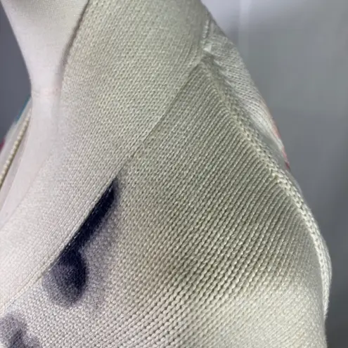 Sun Stone Womens Cardigan Sweater Medium Open Front Tie Dye Knit Cotton Clean - Image 8