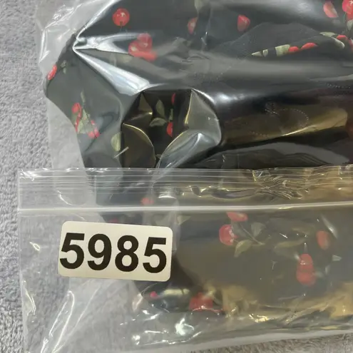 Torrid Curves 44D Push Up Plunge Bra Black Cherry Print 360 Back Smoothing Size undefined