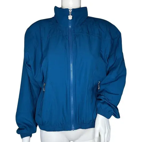Kaelin Jacket Womens Medium Petite Blue Insulated Lined Windbreaker Ski Vintage Size undefined