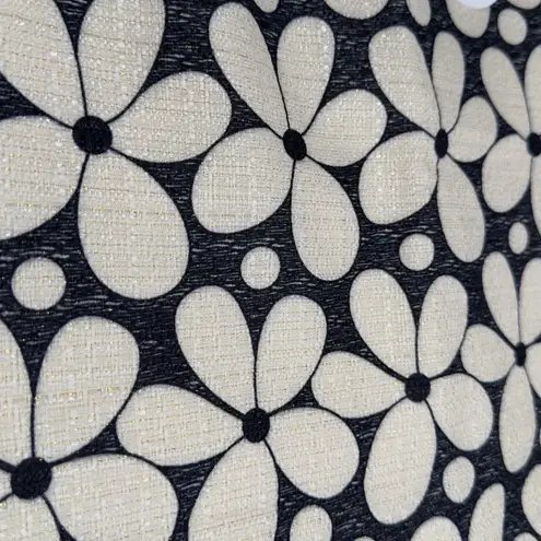 Julie Brown NY Skirt Mini size Large Navy Ivory Gold NWT