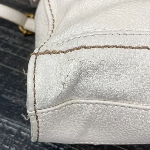 The Sak Ivory Leather Crossbody Handbag