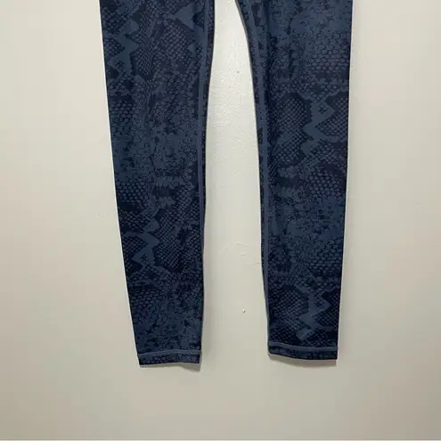 Allfenix Indie Python Snakeskin Leggings Blue
