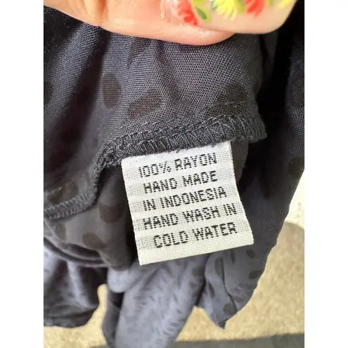 Khush Adhara Cheetah Print Deep V Neckline Front Tie Blouse Top Midi Dress L Size L